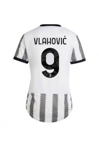 Juventus Dusan Vlahovic #9 Fotballdrakt Hjemme Klær Dame 2022-23 Korte ermer